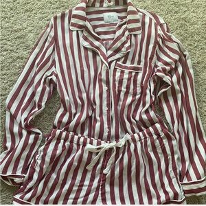 Rails Red White Stripe Pajamas